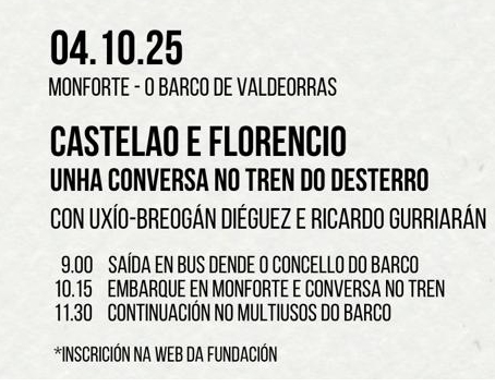 Conferencia Castelao e Florencio, unha conversa no tren do desterro