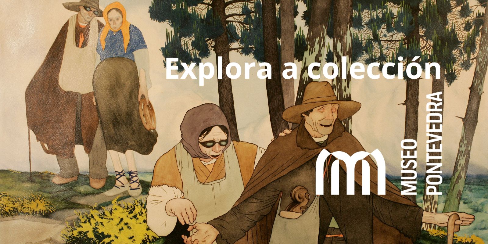 Explora a colección de Castelao no Museo de Pontevedra