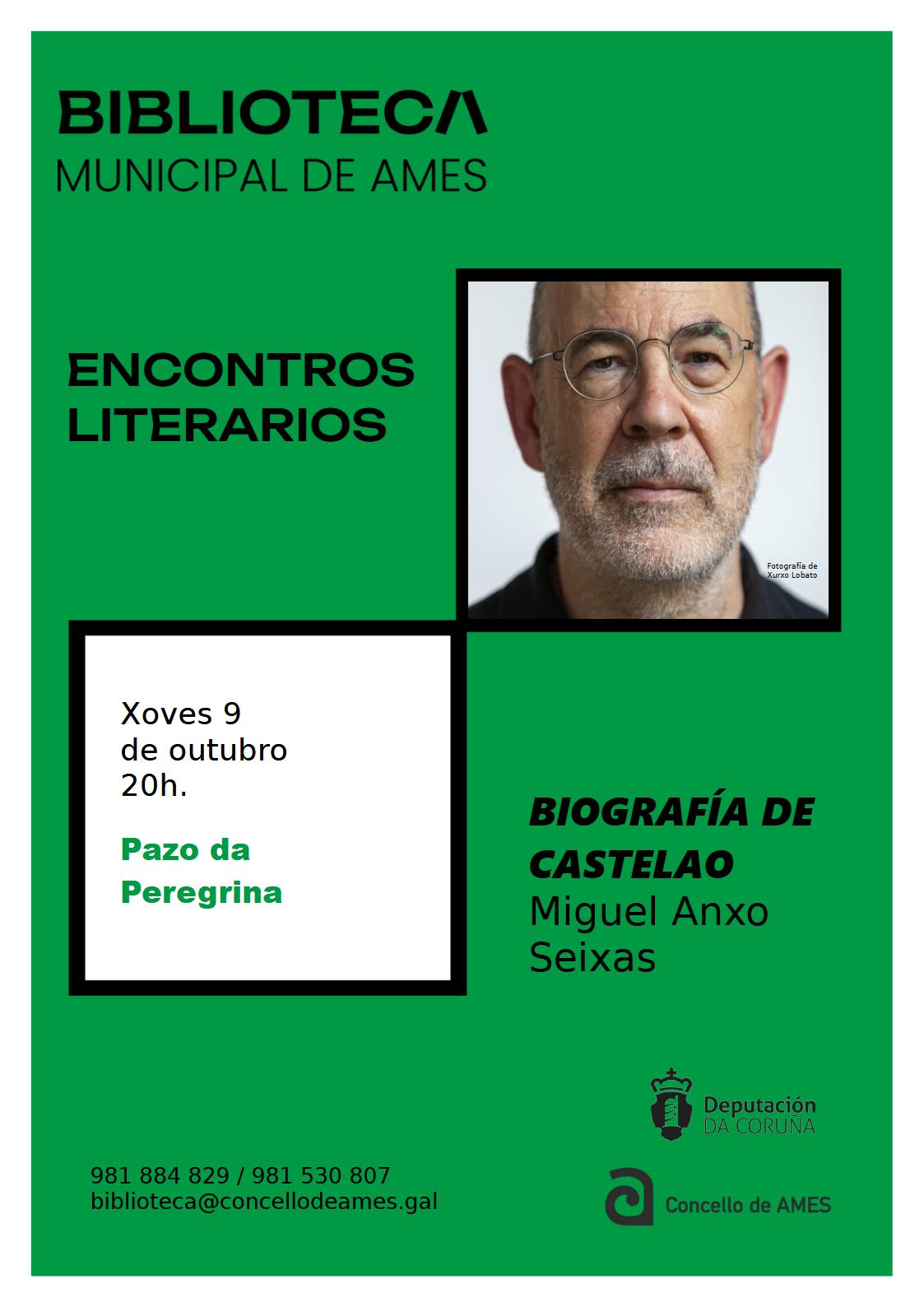 Biografía de Castelao (Encontros Literarios da Biblioteca Municipal de Ames)