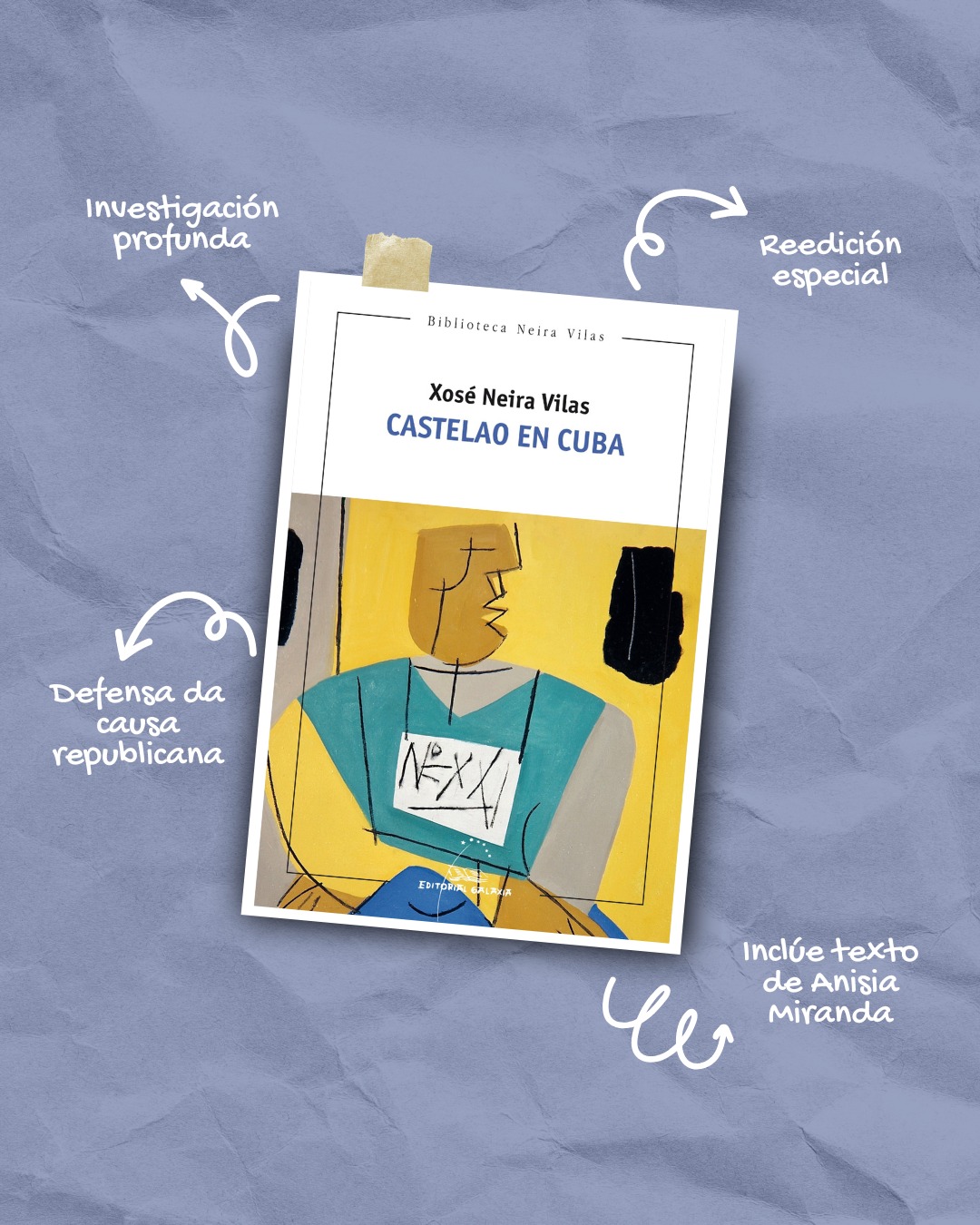 Presentación de “Castelao en Cuba”, reedición da obra de Xosé Neira Vilas.