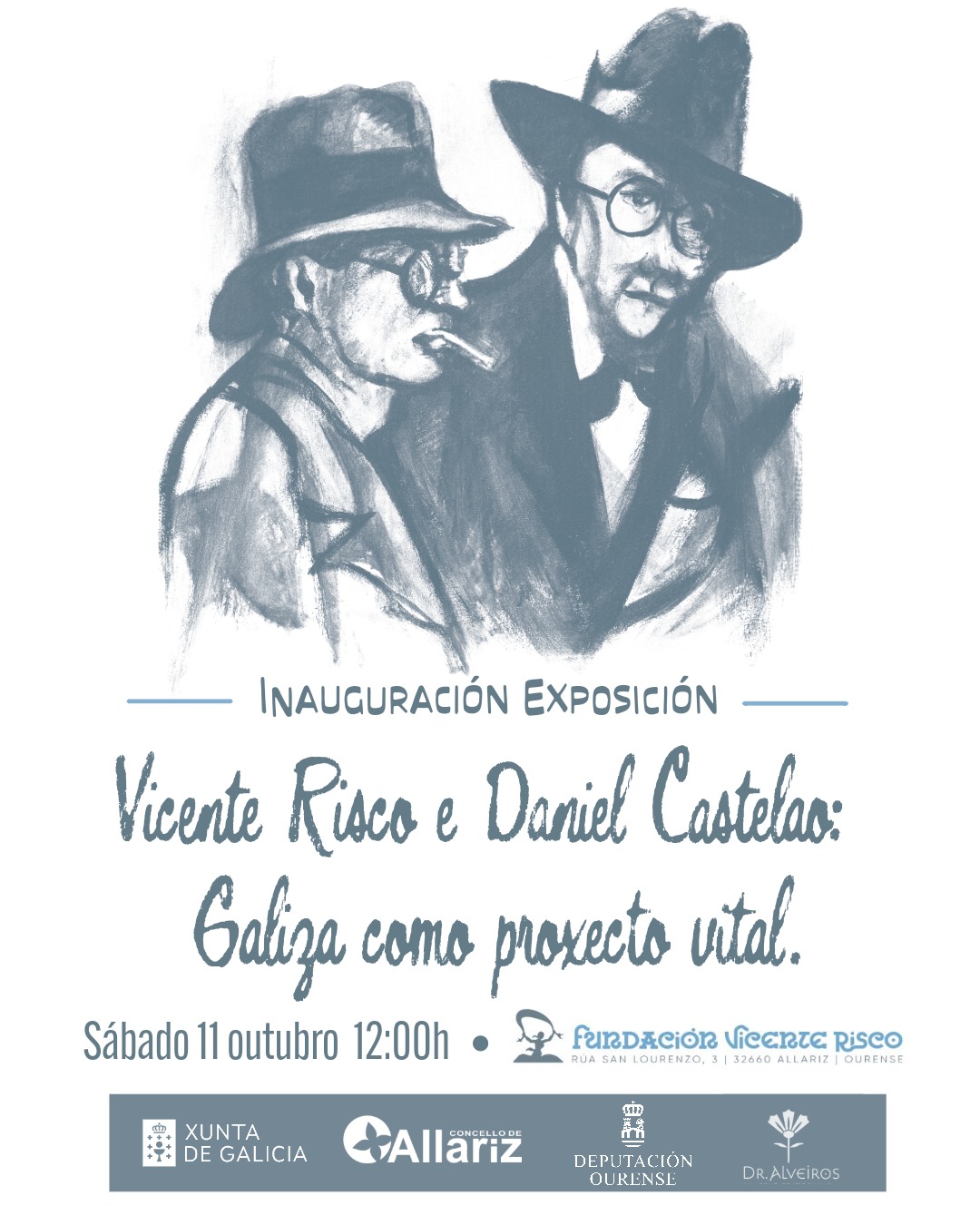 Inauguración da exposición “Vicente Risco e Daniel Castelao: Galiza como proxecto vital”