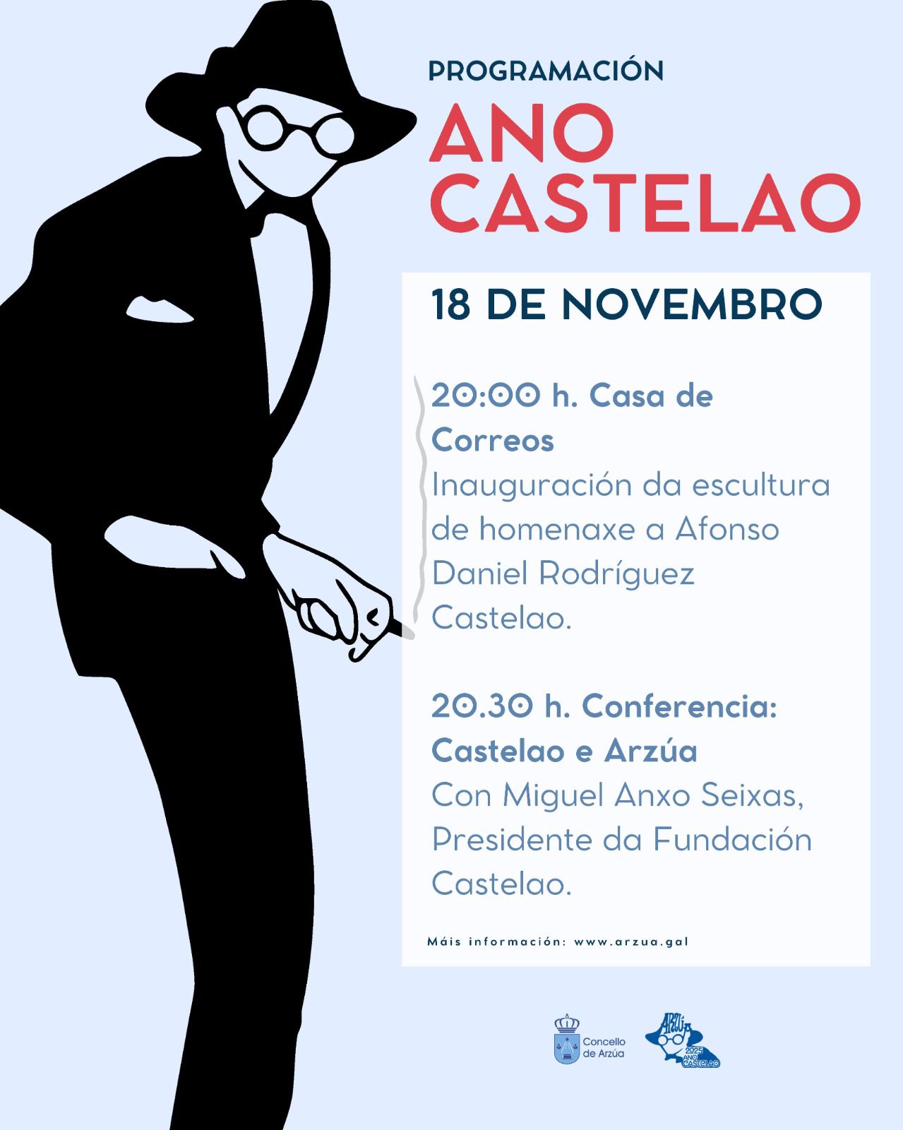 Homenaxe a Castelao no Concello de Arzúa